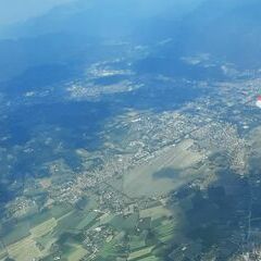 Flugwegposition um 12:29:00: Aufgenommen in der Nähe von 02100 Rieti, Italien in 2054 Meter